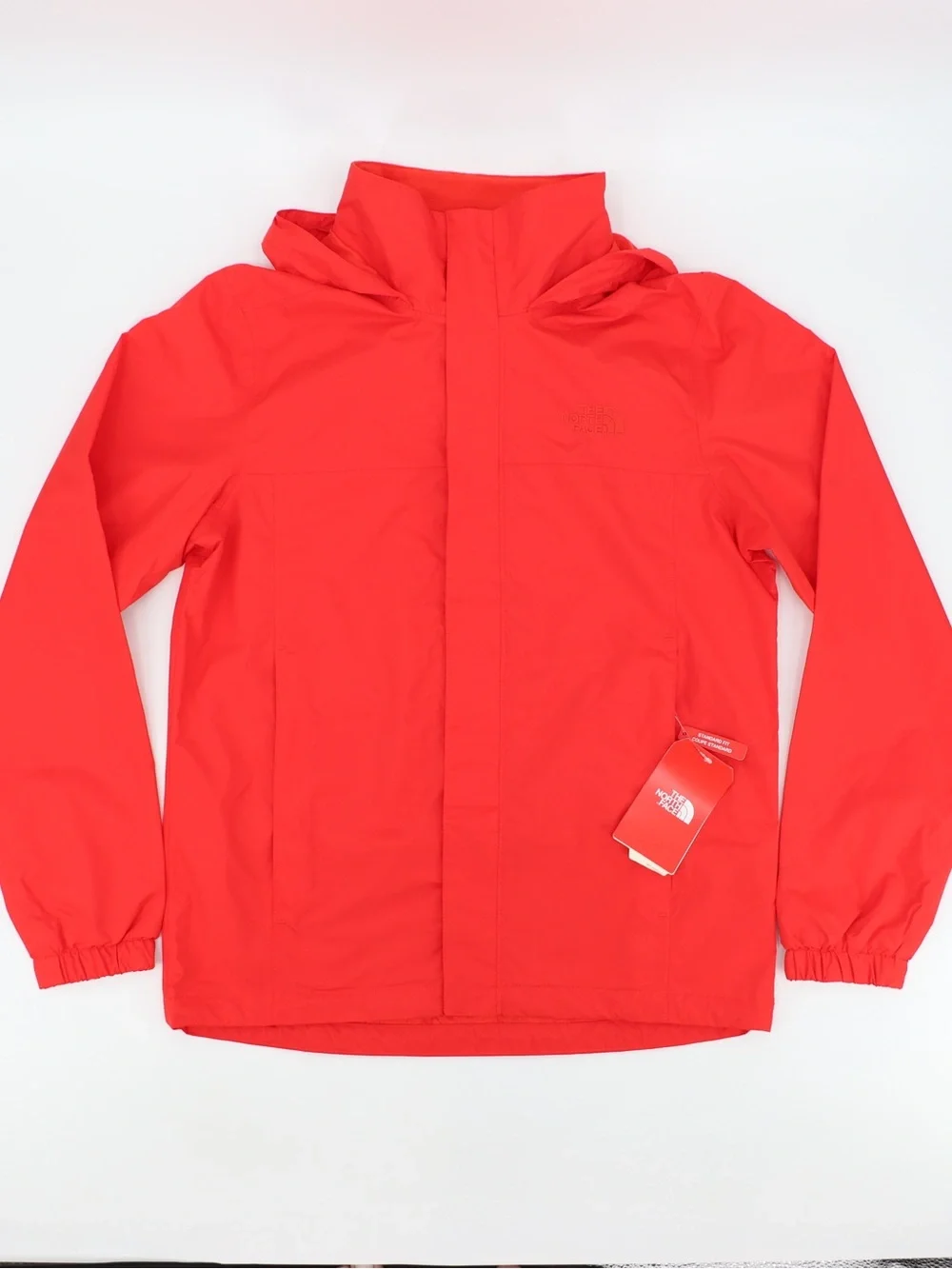 Brand New The North Face Small Men’s Resolve 2 Hooded Jacket Fiery Red